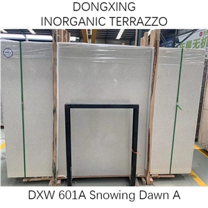 DXW601A Tianshan Twilight Snow Terrazzo Artificial Stone
