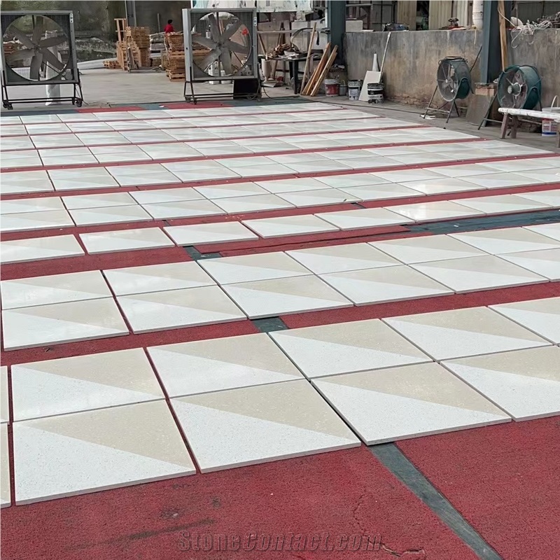 DXW601A Tianshan Twilight Snow Terrazzo Artificial Stone