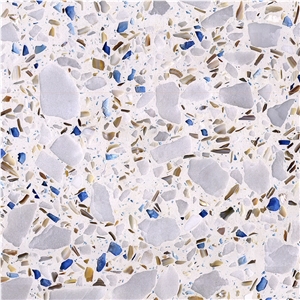 DXW702 Chanel White Terrazzo White Color Precast Terrazzo