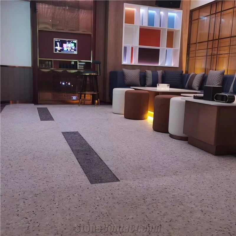 DXW702 Chanel White Terrazzo White Color Precast Terrazzo