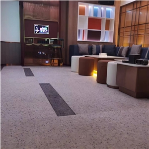 DXW702 Chanel White Terrazzo White Color Precast Terrazzo