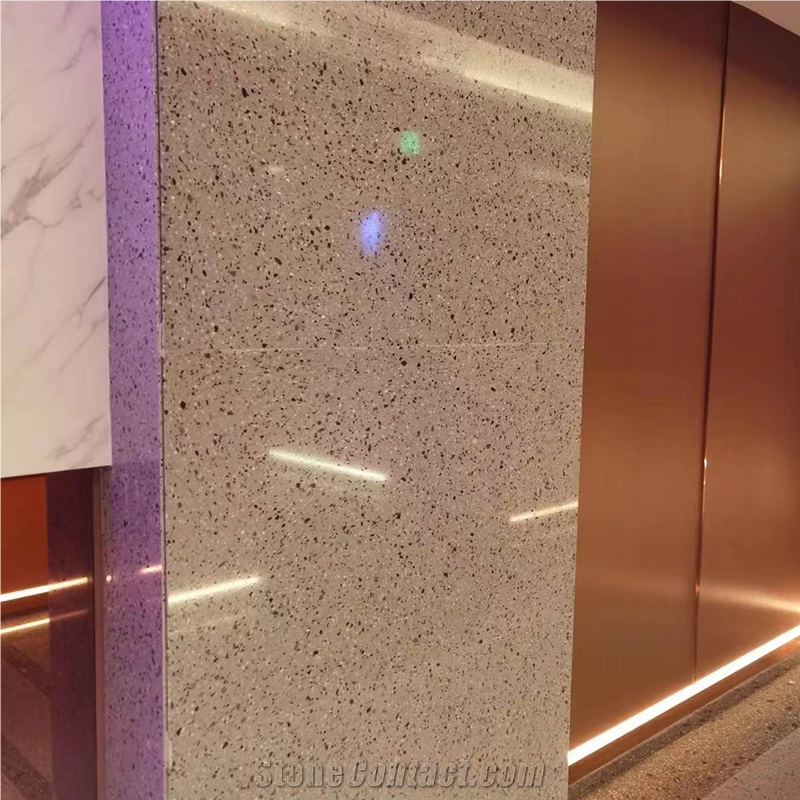 DXW702 Chanel White Terrazzo White Color Precast Terrazzo