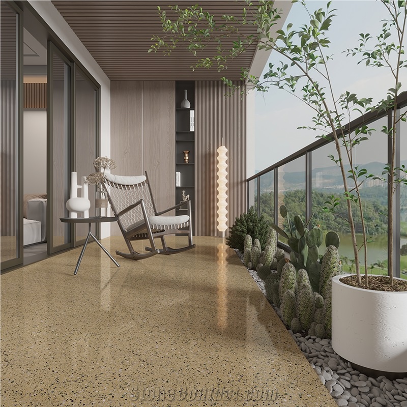 DXW706 Margaret Terrazzo Yellow Artificial Stone