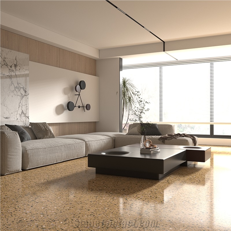 DXW706 Margaret Terrazzo Yellow Artificial Stone