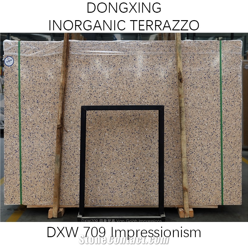 DXW709 Vangogh Terrazzo Stone Sculpture Cement Terrazzo