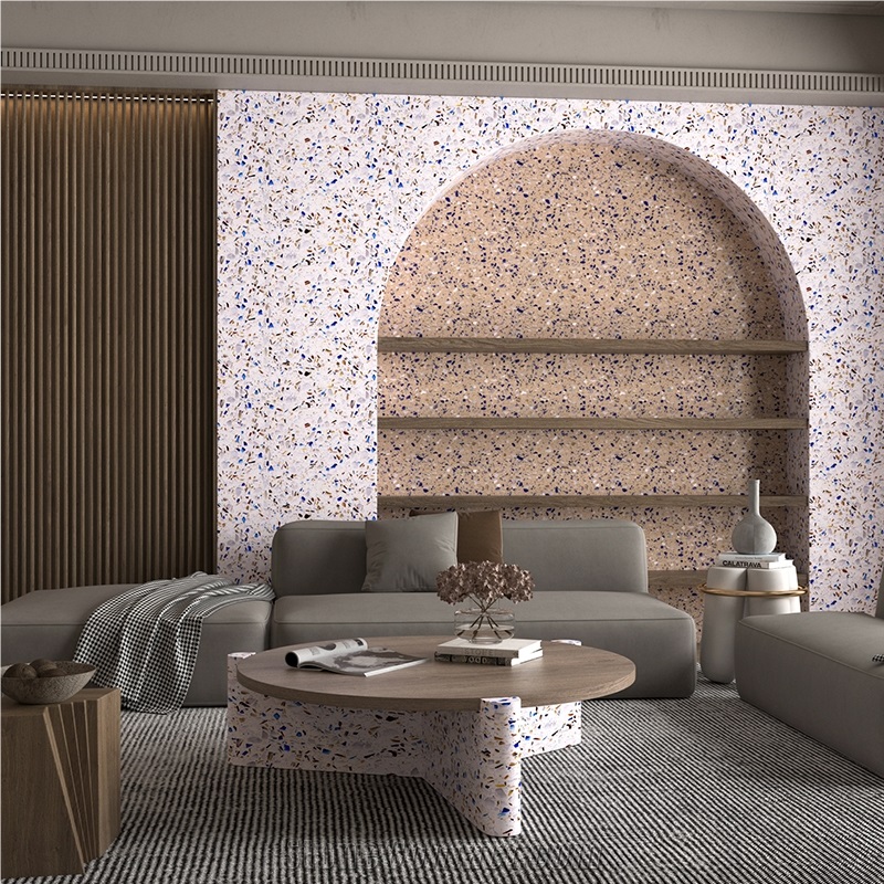 DXW709 Vangogh Terrazzo Stone Sculpture Cement Terrazzo