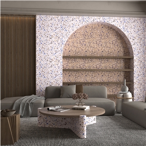 DXW709 Vangogh Terrazzo Stone Sculpture Cement Terrazzo
