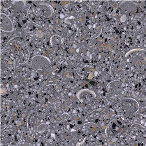 DXW710 Cape Seven Terrazzo Nature Aggregate Tile