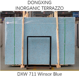 DXW711 Winsor Blue Terrazzo Wall Floor Tile