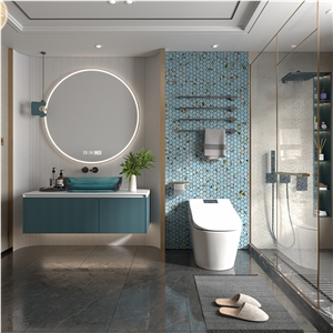 DXW711 Winsor Blue Terrazzo Wall Floor Tile
