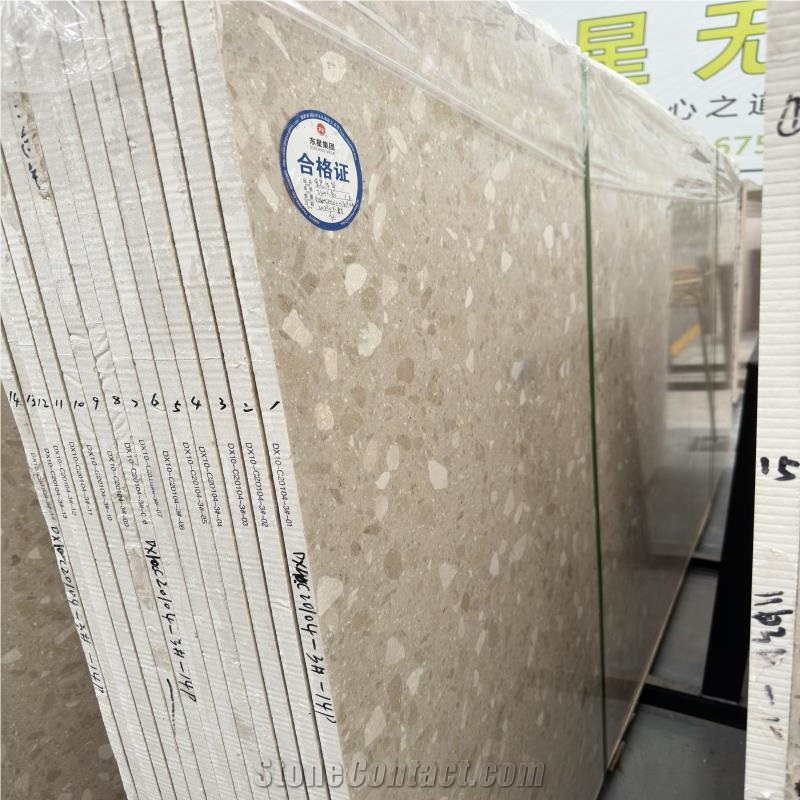 Supply Gold Age Organic Terrazzo Slabs