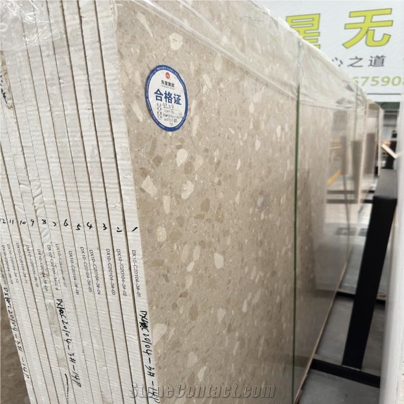 Supply Gold Age Organic Terrazzo Slabs