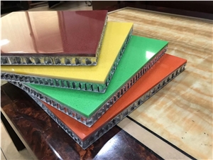 Colorful Quartz Honeycomb Backed Panels