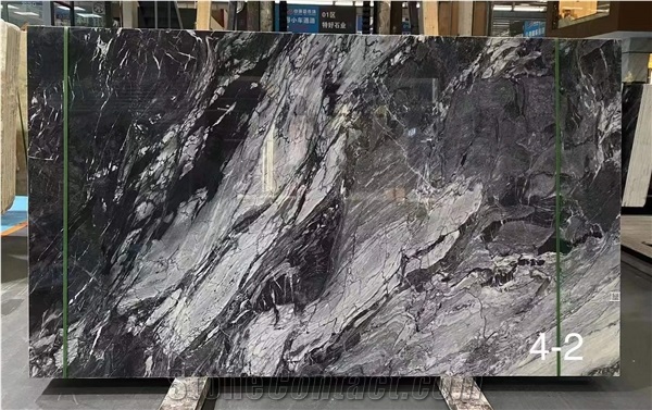 Natural Stone Marble Slab Hilton Grey For Decoration