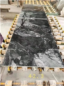 Natural Stone Marble Slab Hilton Grey For Decoration