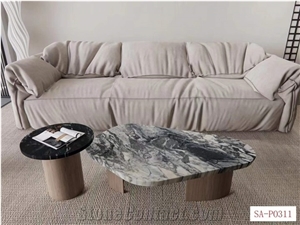 Natural Stone Marble Slab Hilton Grey For Decoration
