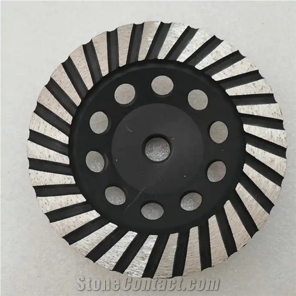 Concrete Stone Polish Segmented  Diamond Grinding Cup Wheel
