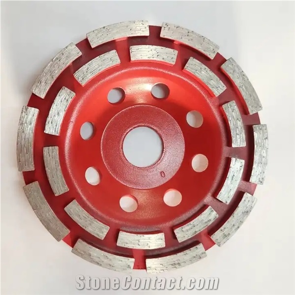 Concrete Stone Polish Segmented  Diamond Grinding Cup Wheel