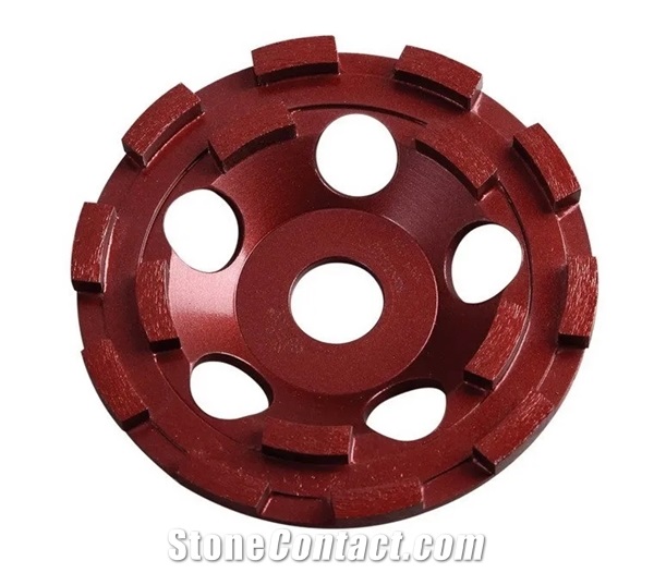 Concrete Stone Polish Segmented  Diamond Grinding Cup Wheel