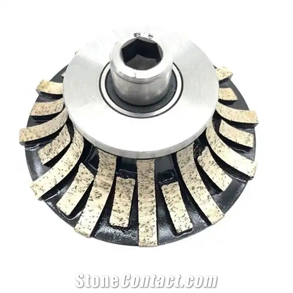 Metal Granite Router Diamond Tools Wheels For Shaped Stone