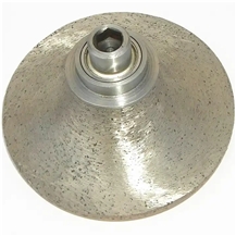 Metal Granite Router Diamond Tools Wheels For Shaped Stone