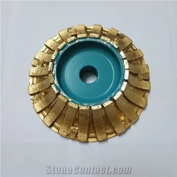 Stone Shape Of Diamond Profile Wheels For Granite Edge