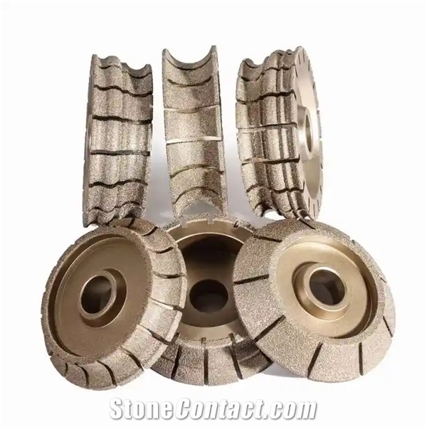 Stone Shape Of Diamond Profile Wheels For Granite Edge