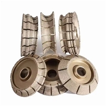 Stone Shape Of Diamond Profile Wheels For Granite Edge