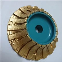 Stone Shape Of Diamond Profile Wheels For Granite Edge