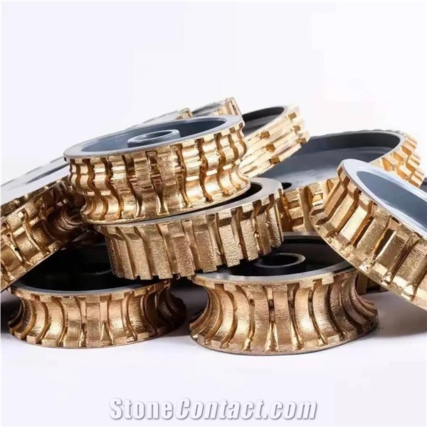 Stone Shape Of Diamond Profile Wheels For Granite Edge