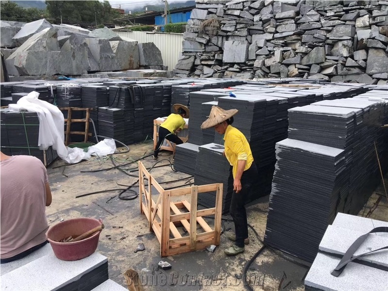 G654 Granite Dark Grey Slabs,  150*260*2Cm
