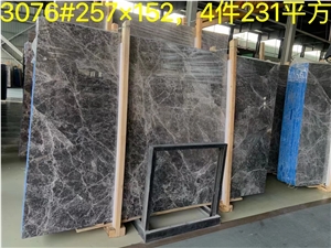 Hermes Grey  Polished Marble Wall  Slabs