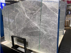 Hermes Grey  Polished Marble Wall  Slabs