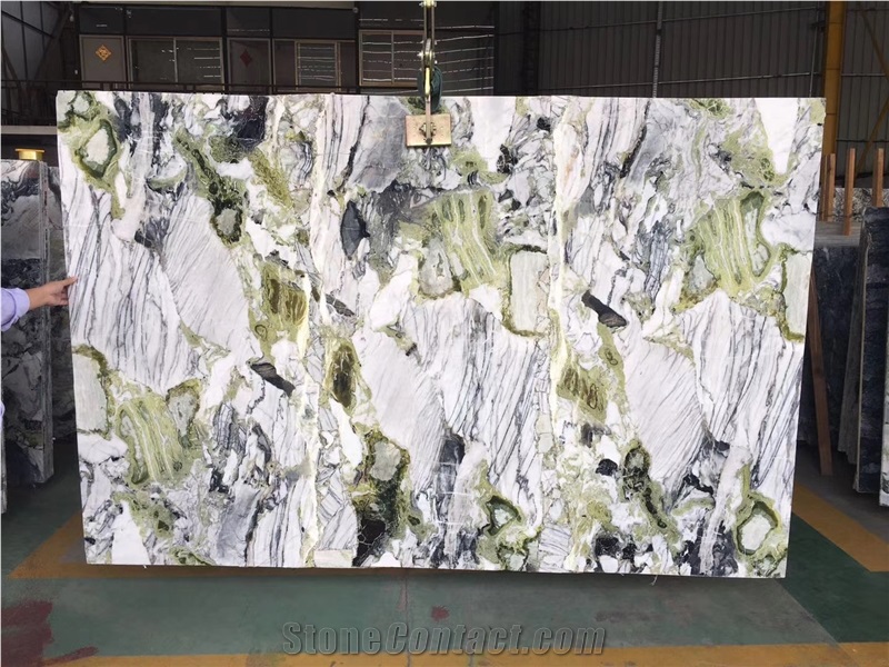 White Beauty Cold Jade  Ice Jade Marble Slabs