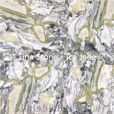 White Beauty Cold Jade  Ice Jade Marble Slabs