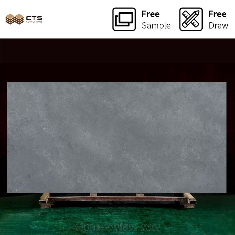 Artificial Stone Customized Gray Quartz