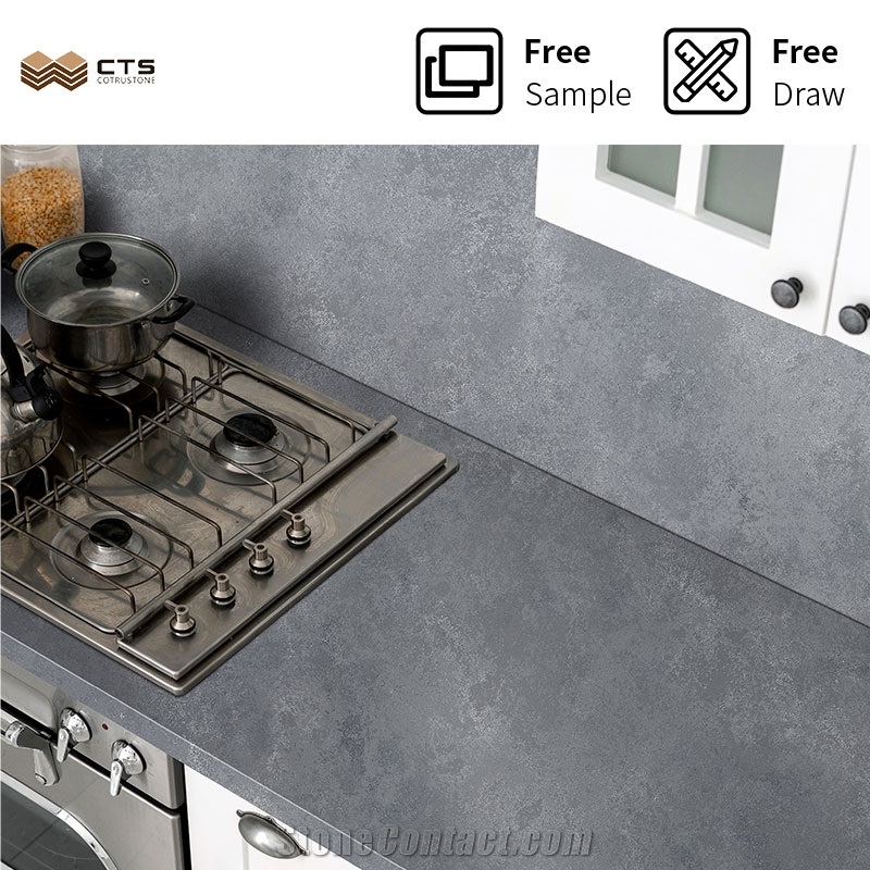 Artificial Stone Customized Gray Quartz