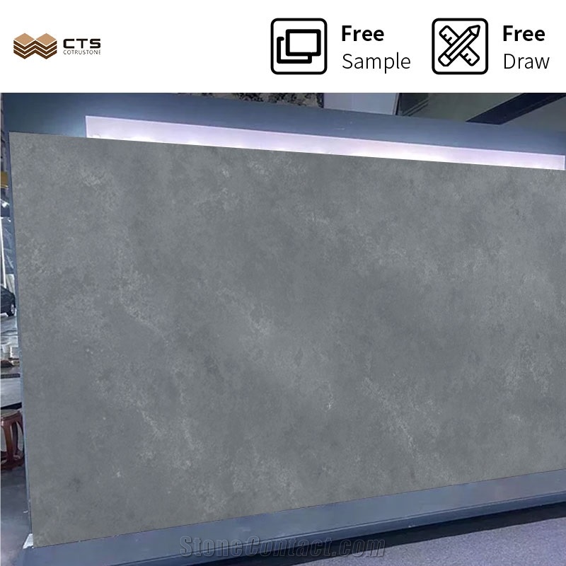 Artificial Stone Customized Gray Quartz