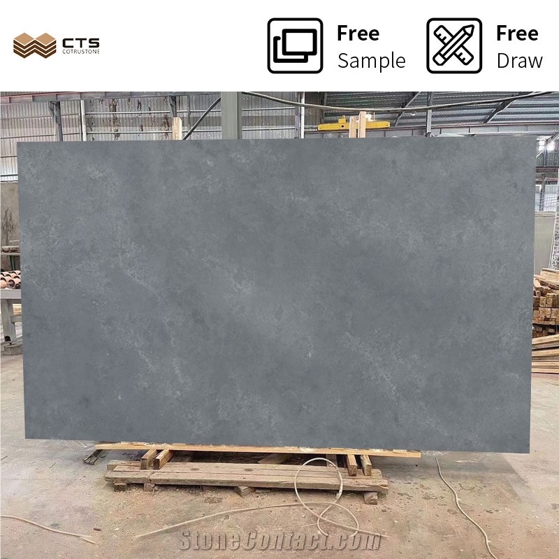Artificial Stone Customized Gray Quartz