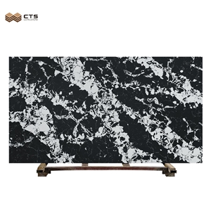 Kitchen Artificial Chinese Glamorous Black&Rose Quartz