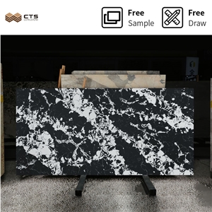 Kitchen Artificial Chinese Glamorous Black&Rose Quartz