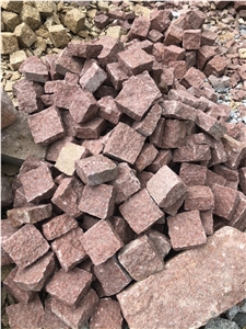 Granite Cubic Stone, Cube Stone, Cobble Stone