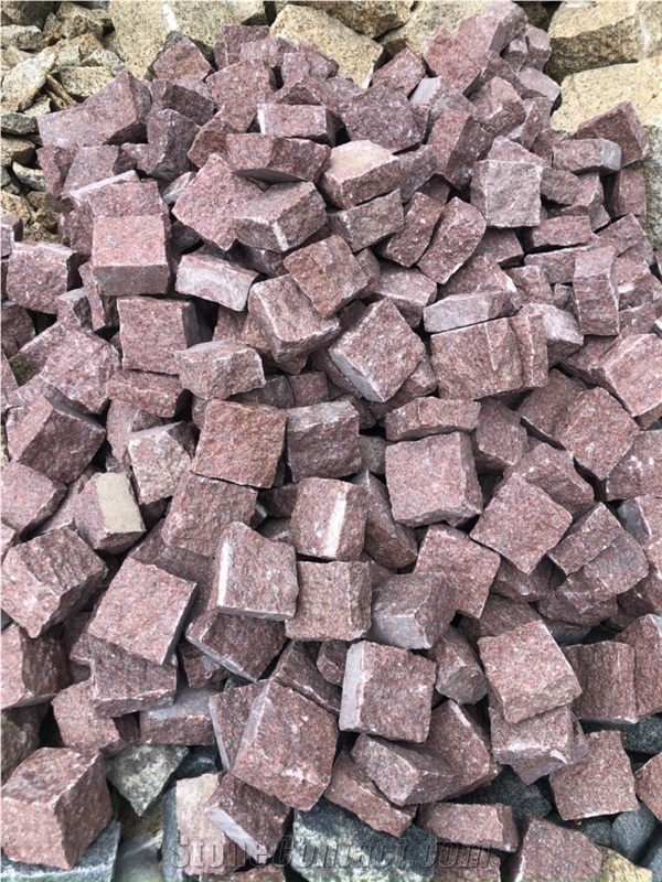 Granite Cubic Stone, Cube Stone, Cobble Stone