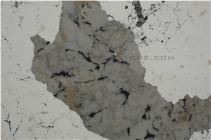 Backlit Patagonia Gold Quartz Slabs