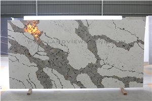Backlit Patagonia Gold Quartz Slabs