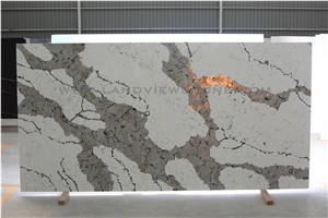 Backlit Patagonia Gold Quartz Slabs