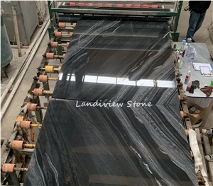 Black Tempest Quartzite Slabs For Wall And Floor