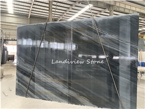 Black Tempest Quartzite Slabs For Wall And Floor