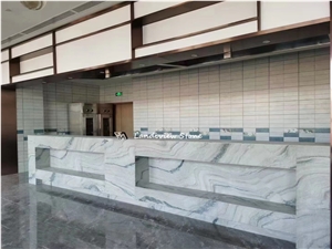 Macaubas Fantasy Quartzite Kitchen Countertop
