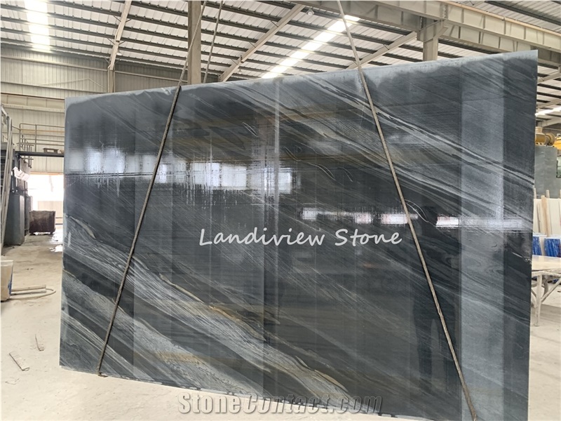 New Black Tempest Quartzite Slabs